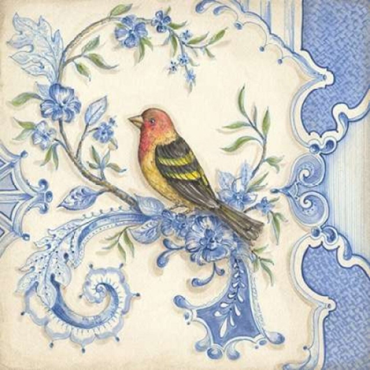Chinoiserie Aviary I Poster Print by Kate McRostie - Item # VARPDXMCR136